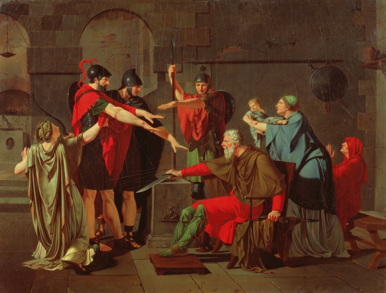 Horattien vala, 1791 tekijältä Armand Charles Caraffe