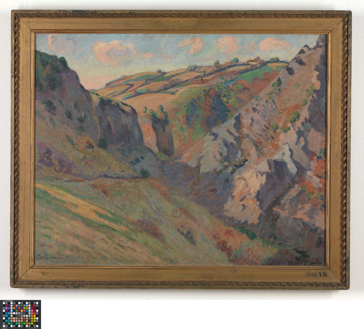 Prunalin luolat Pontgibaudin lähellä (Auvergne) tekijältä Armand Guillaumin