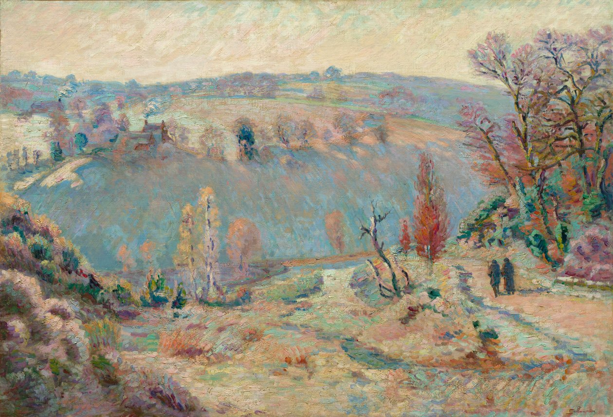 Sédellen laakso Pont Charraudissa: White Frost tekijältä Armand Guillaumin