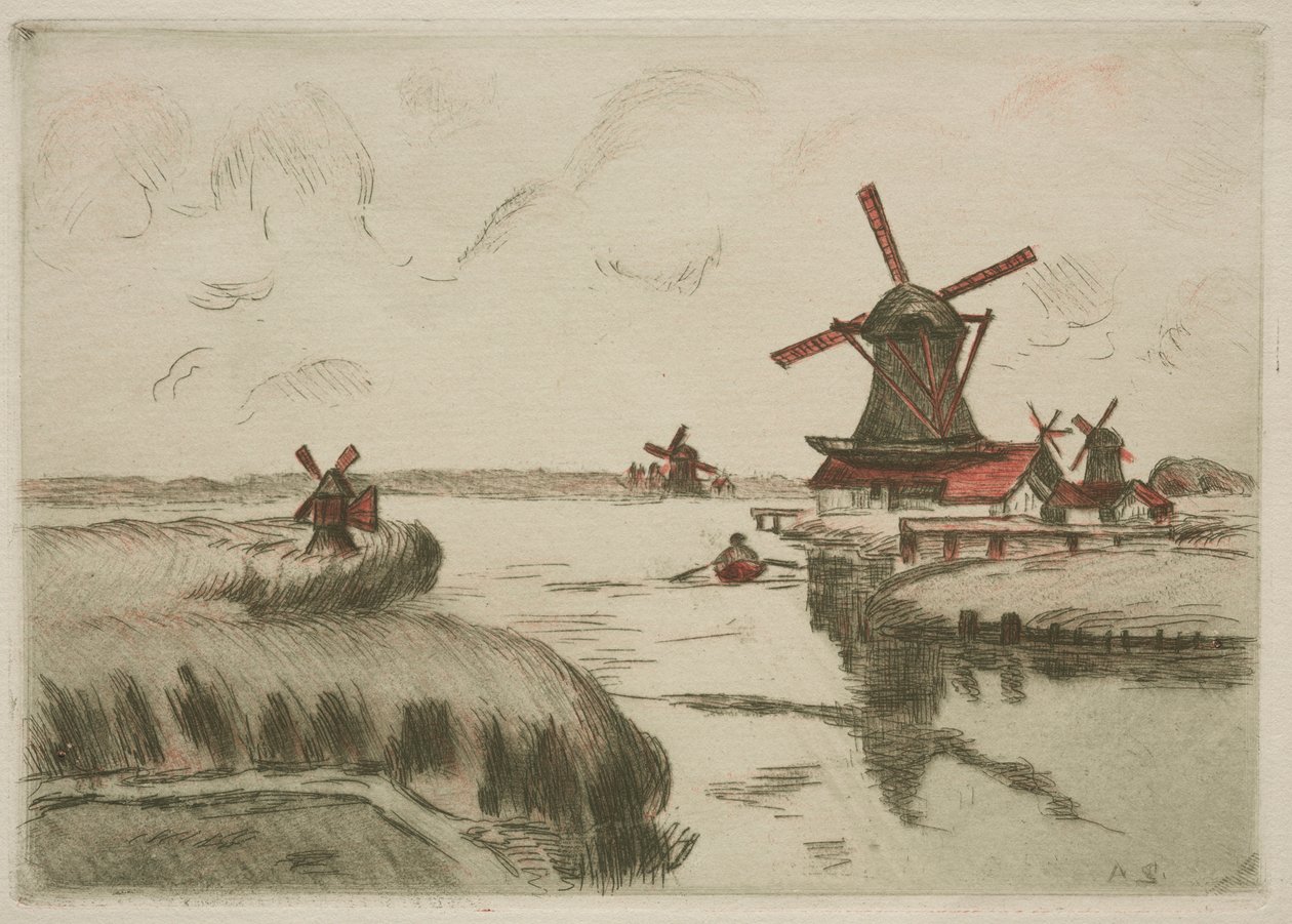 Näkymä Saardamilta tekijältä Armand Guillaumin