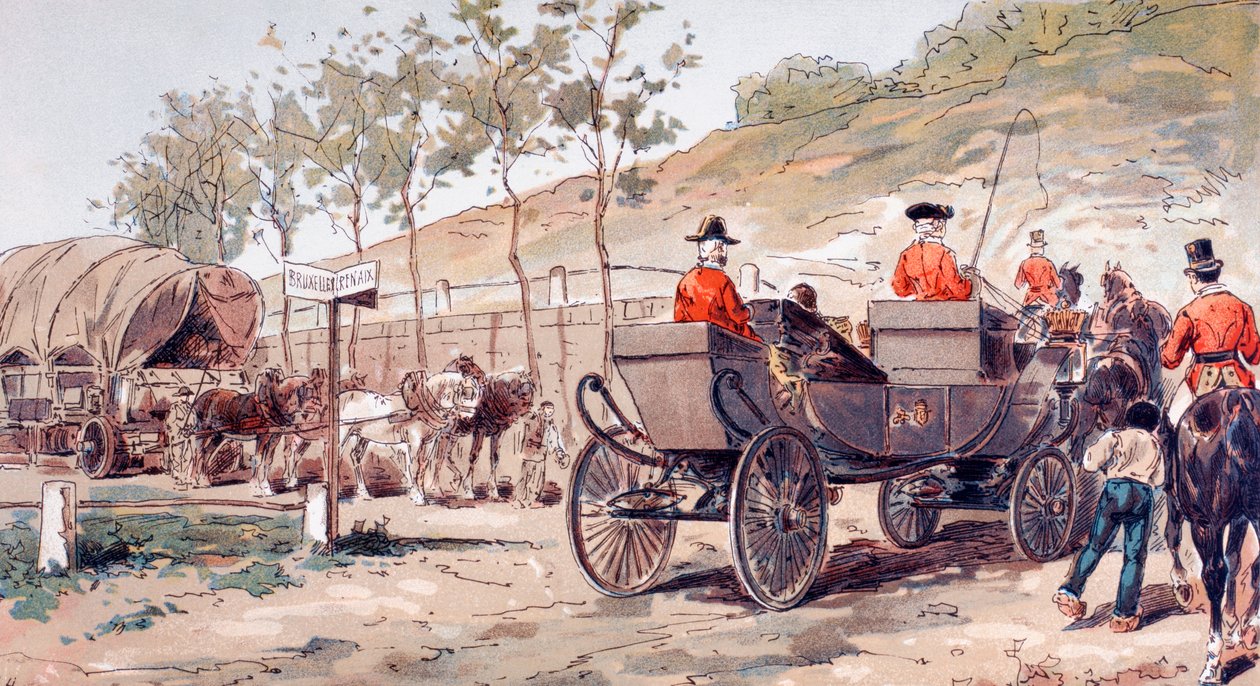 Belgian Leopold I:n kuninkaallinen vaunu noin 1830, 1886 tekijältä Armand Jean Heins