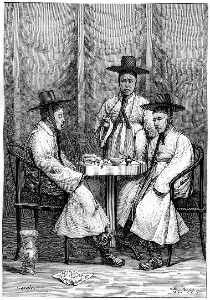 Korean mandariinit, 1895. tekijältä Armand Kohl