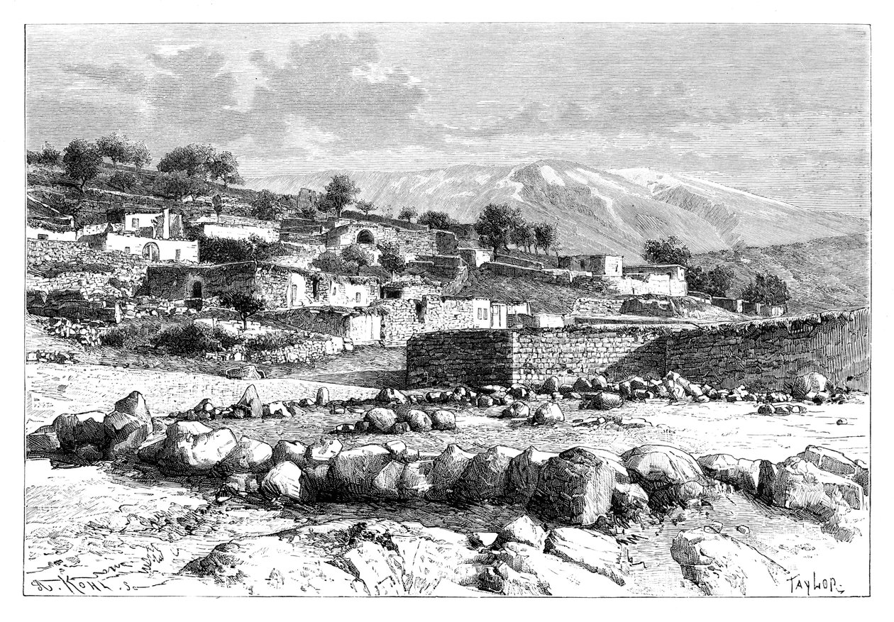 Mount Hermon, Syyria, 1895. tekijältä Armand Kohl