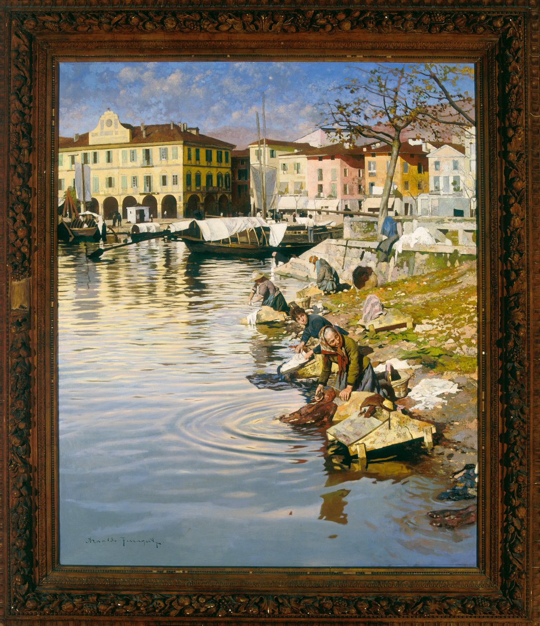 Pallanzan pesijänaiset, 1892 tekijältä Arnaldo Ferraguti
