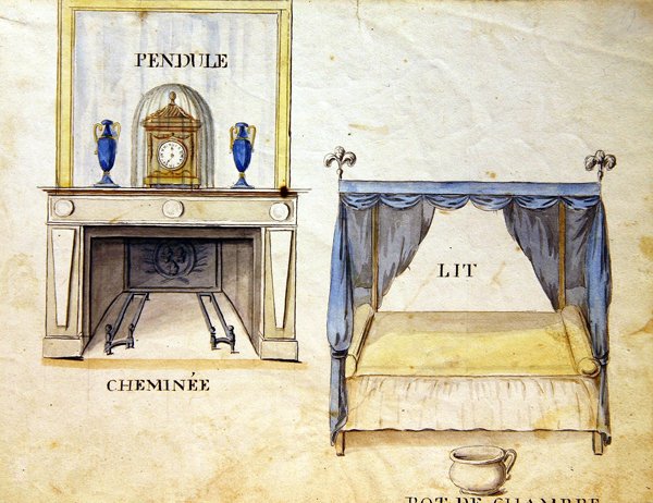 Kuvitukset lähteestä "A French Alphabet Book of 1814", julkaisija Charles Plante Fine Arts. tekijältä Arnaud de Beauregard