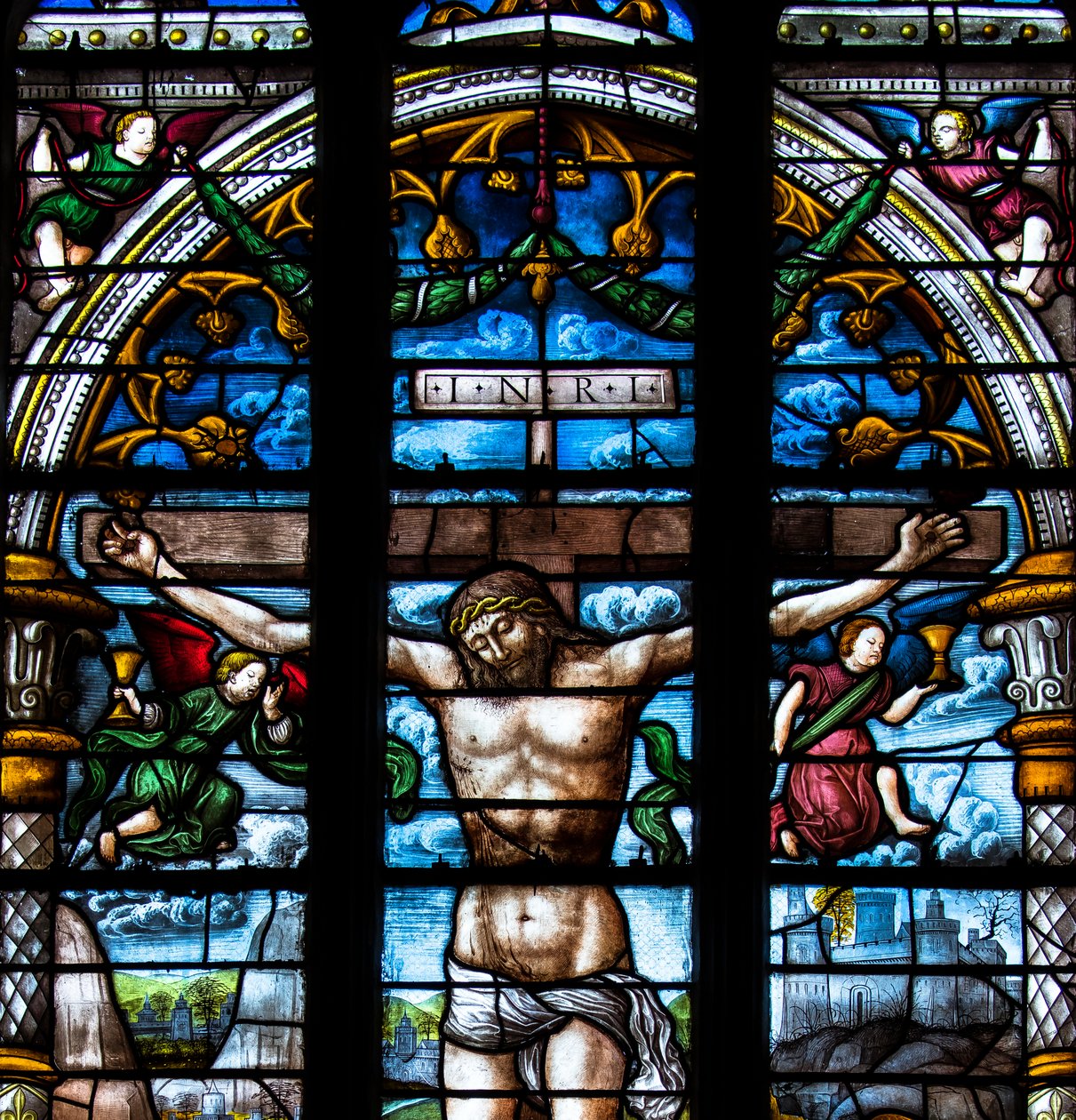 Sainte-Marien katedraali, Auch, Gers, 2018 (lasimaalaukset) tekijältä Arnaud de Moles