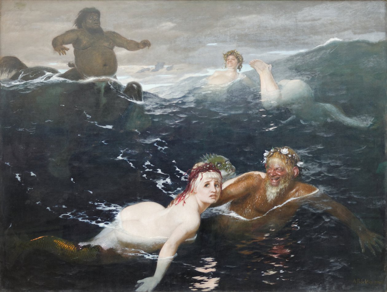 Dans le jeu des Vagues tekijältä Arnold Böcklin