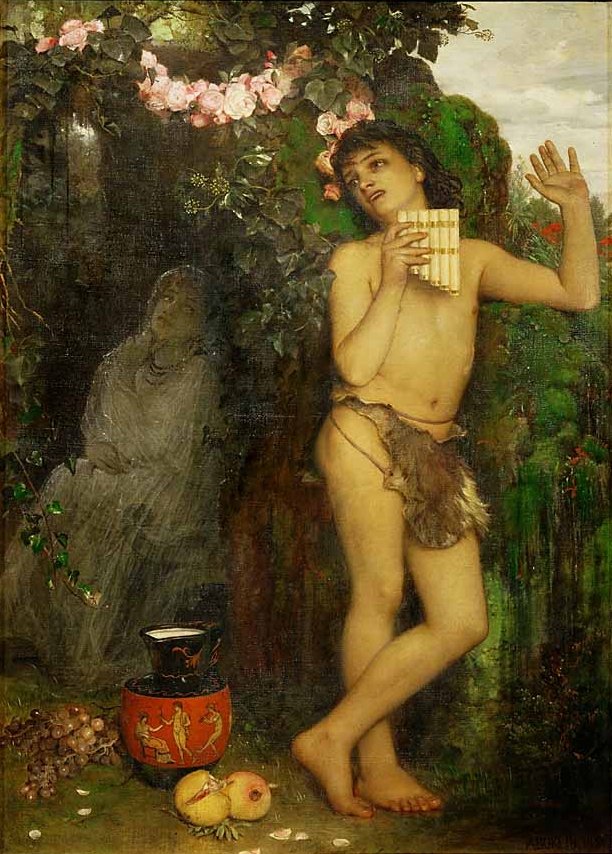 Die Klage des Hirten tekijältä Arnold Böcklin