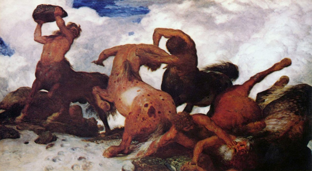 Kentaurenkampf tekijältä Arnold Böcklin