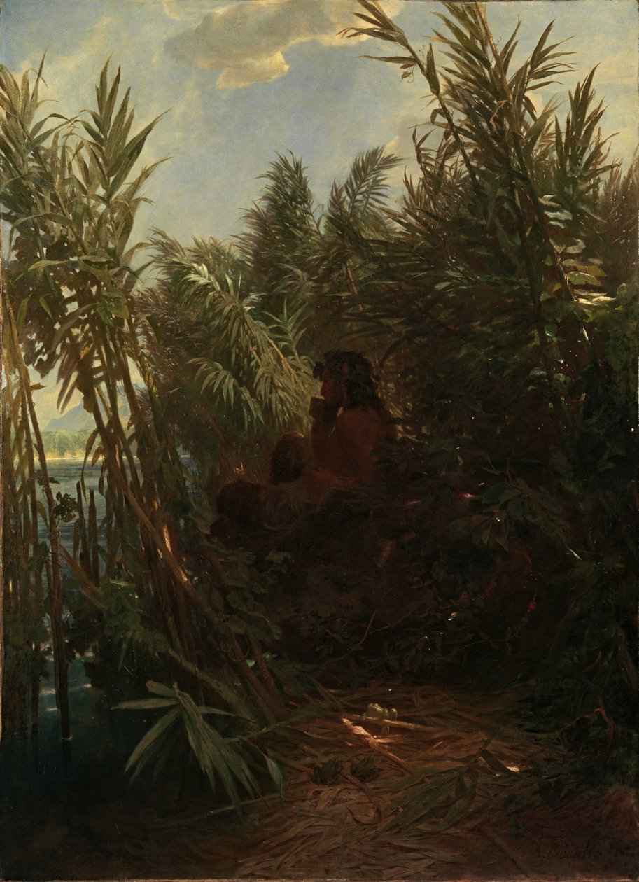 Pan im Schilf tekijältä Arnold Böcklin