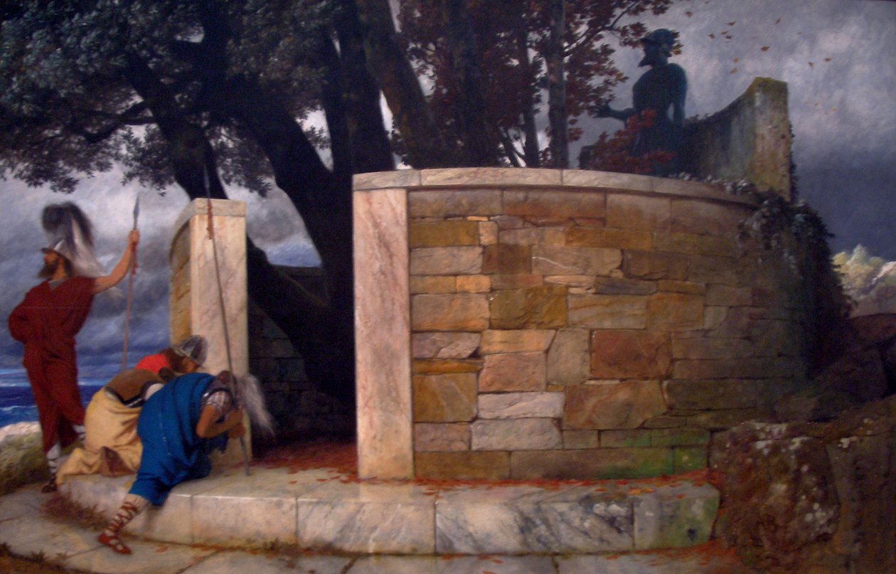 Herculesin pyhäkkö tekijältä Arnold Böcklin