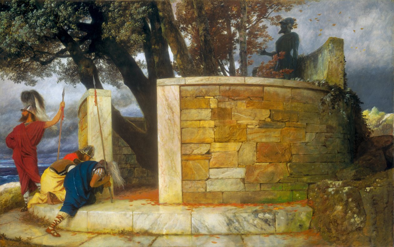 Herculesin pyhäkkö tekijältä Arnold Böcklin