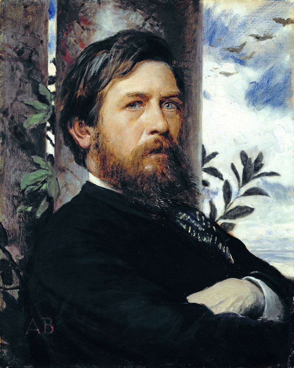 Omakuva, 1873 tekijältä Arnold Böcklin