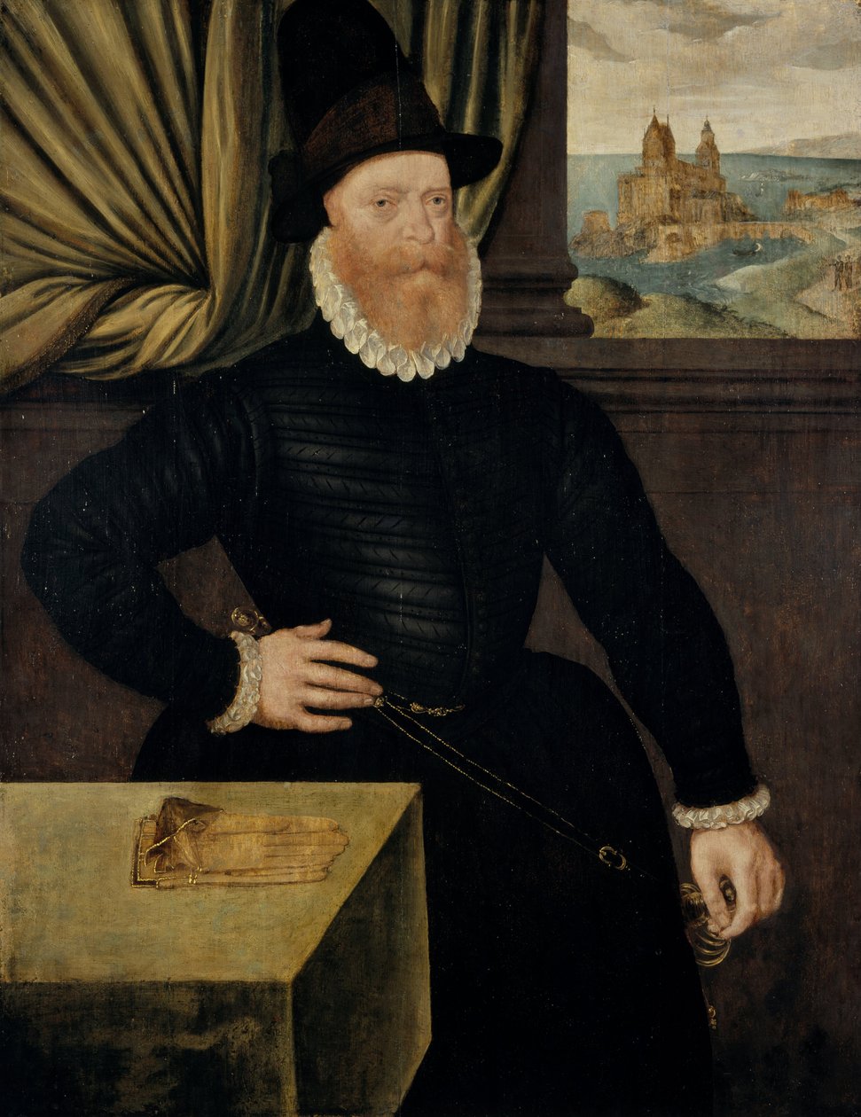 James Douglas, 4. jaarli Morton, noin 1516 - 1581. Skotlannin regentti tekijältä Arnold Bronckorst