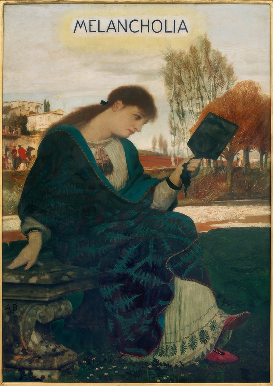 A. Böcklin, Melancholia tekijältä Arnold Böcklin