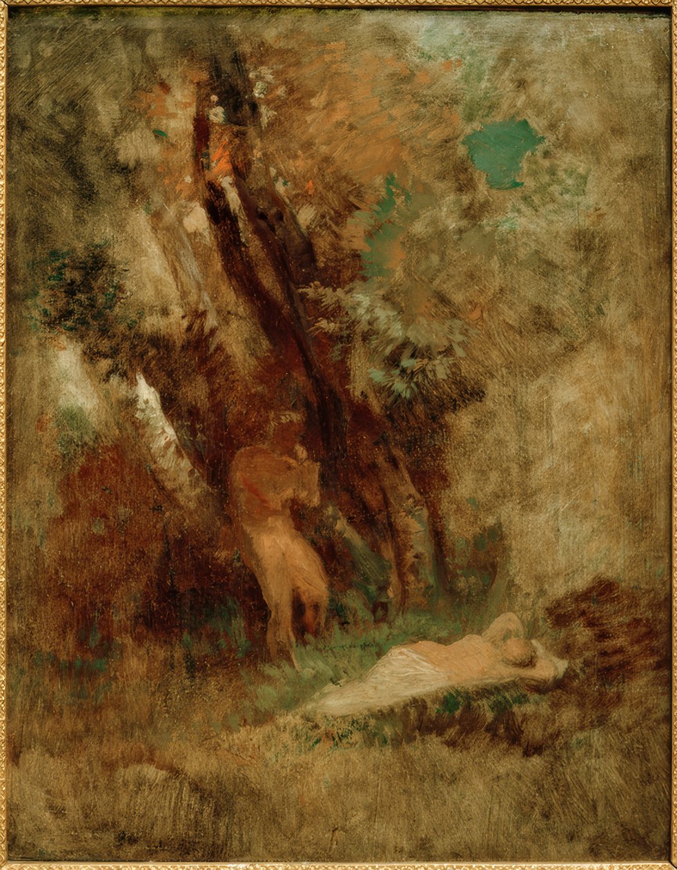 Waldlandschaft tekijältä Arnold Böcklin
