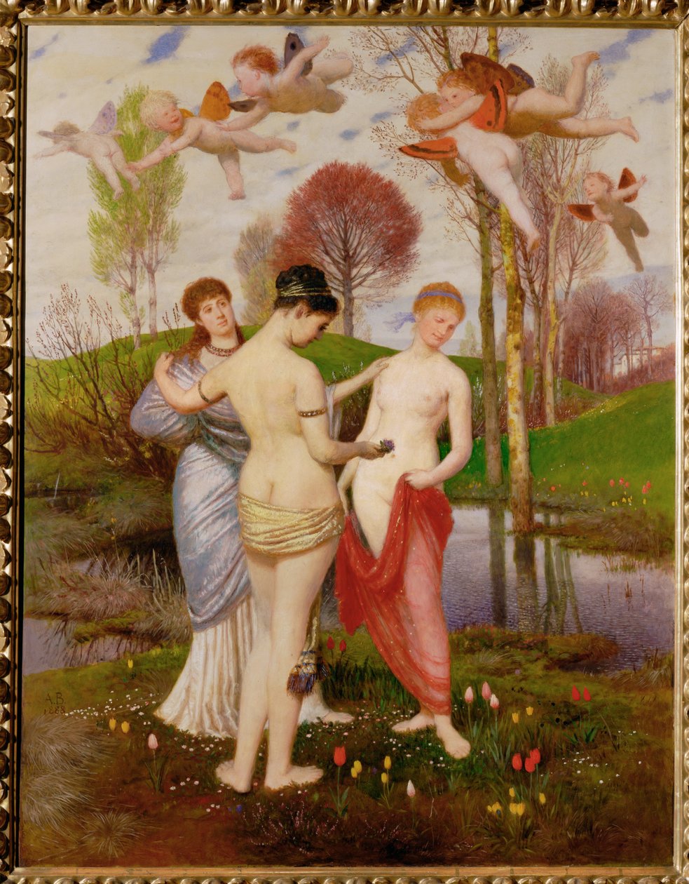 Fruehlingshymnus - Kevään virsi ... tekijältä Arnold Böcklin