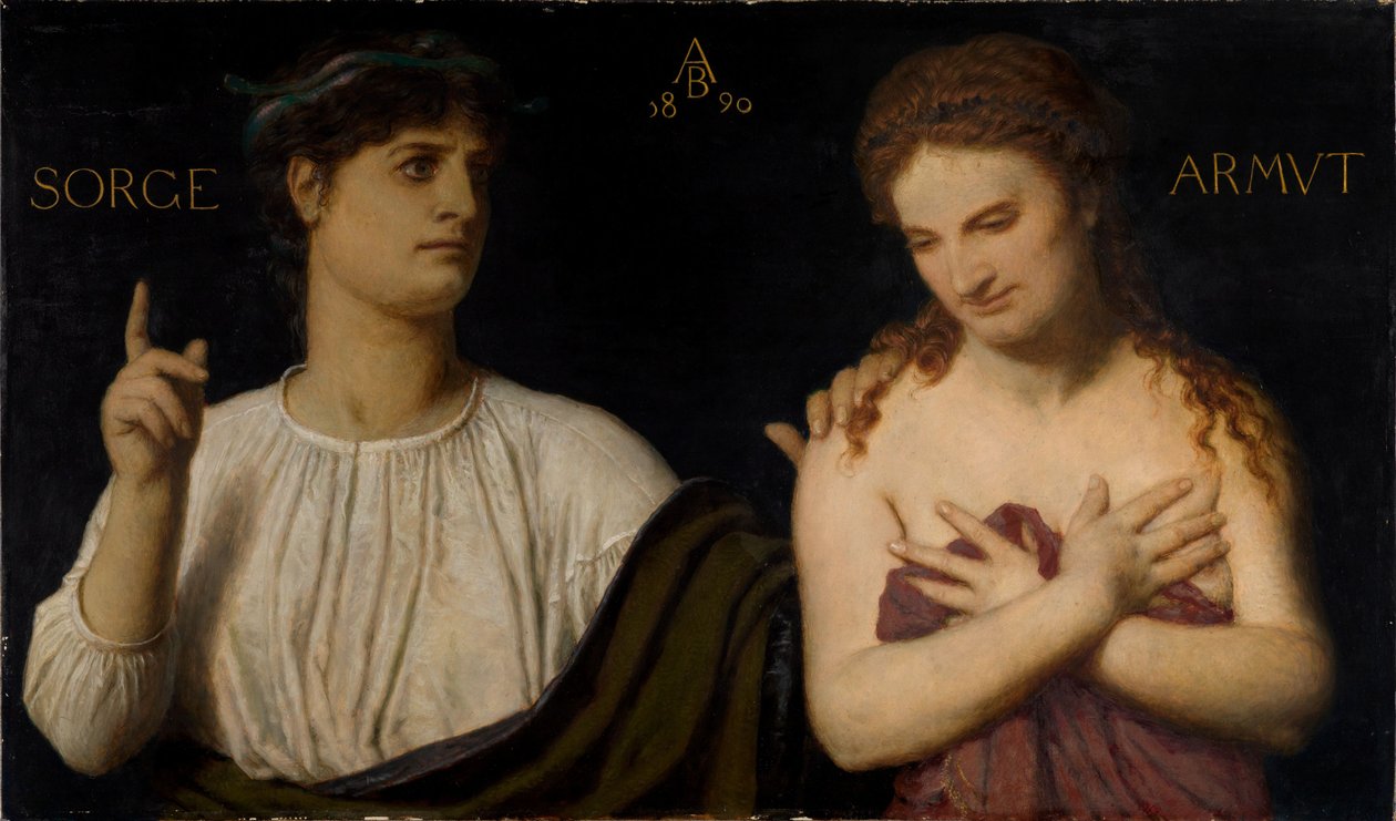 Köyhyys ja huoli tekijältä Arnold Böcklin