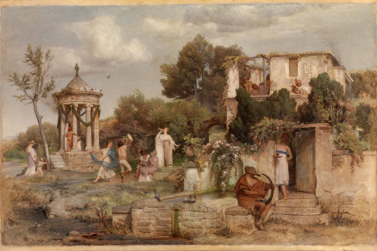 Roomalainen viinibaari tekijältä Arnold Böcklin