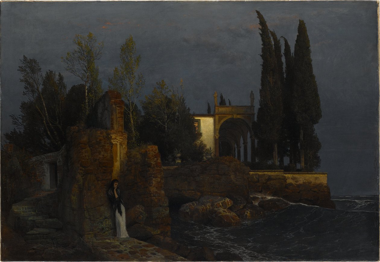 Villa meren rannalla tekijältä Arnold Böcklin