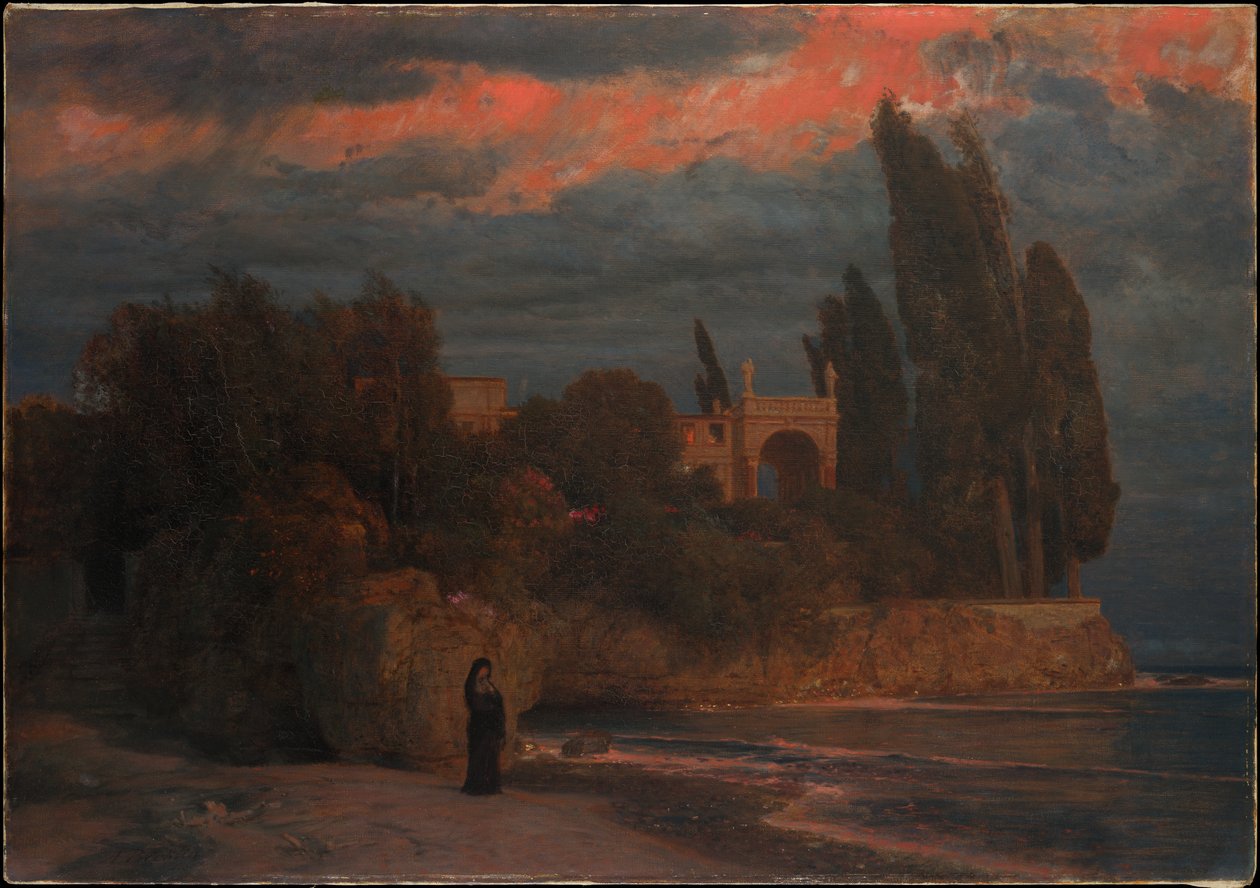 Huvila meren rannalla tekijältä Arnold Böcklin