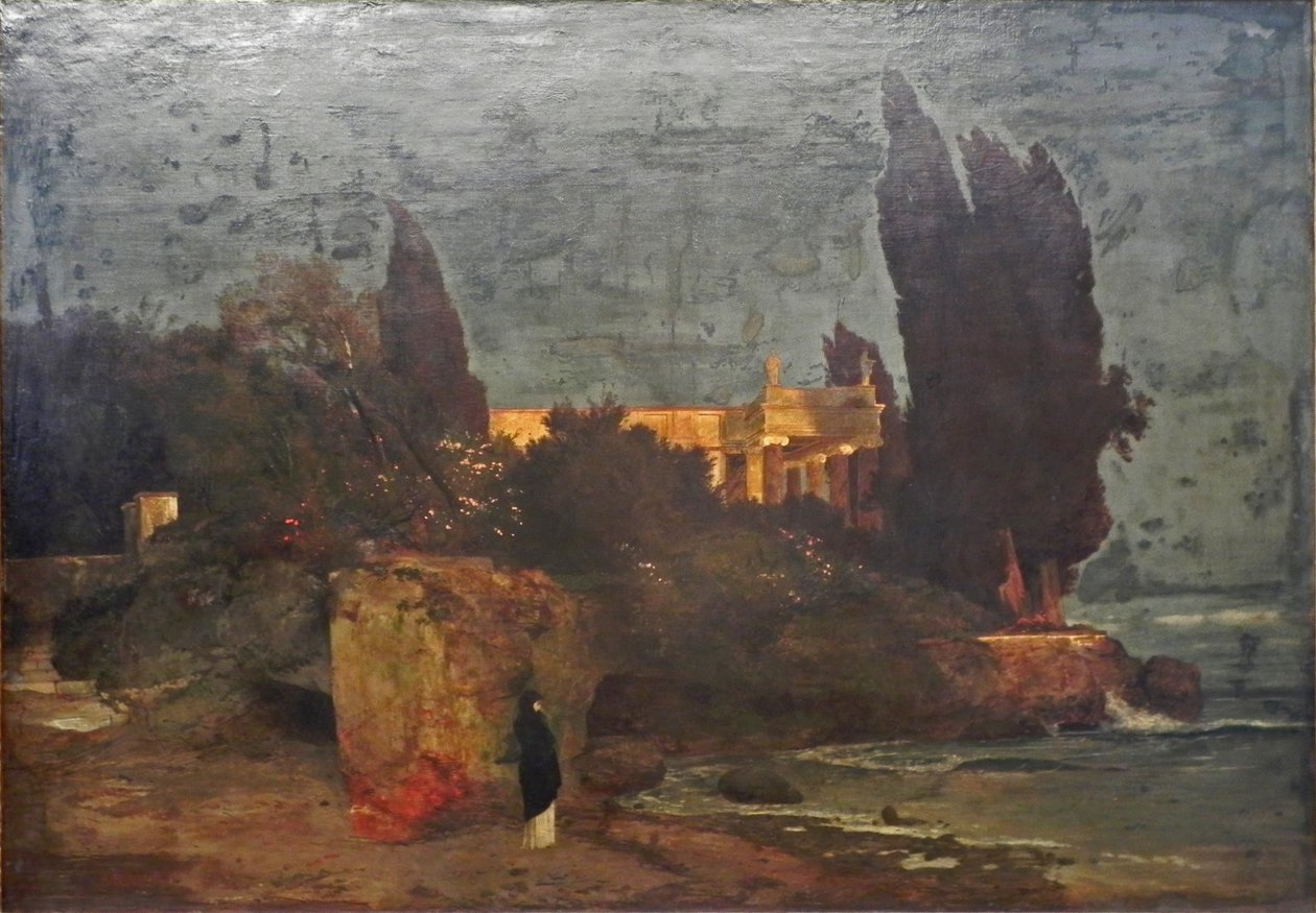 Villa by the Sea, versio I tekijältä Arnold Böcklin