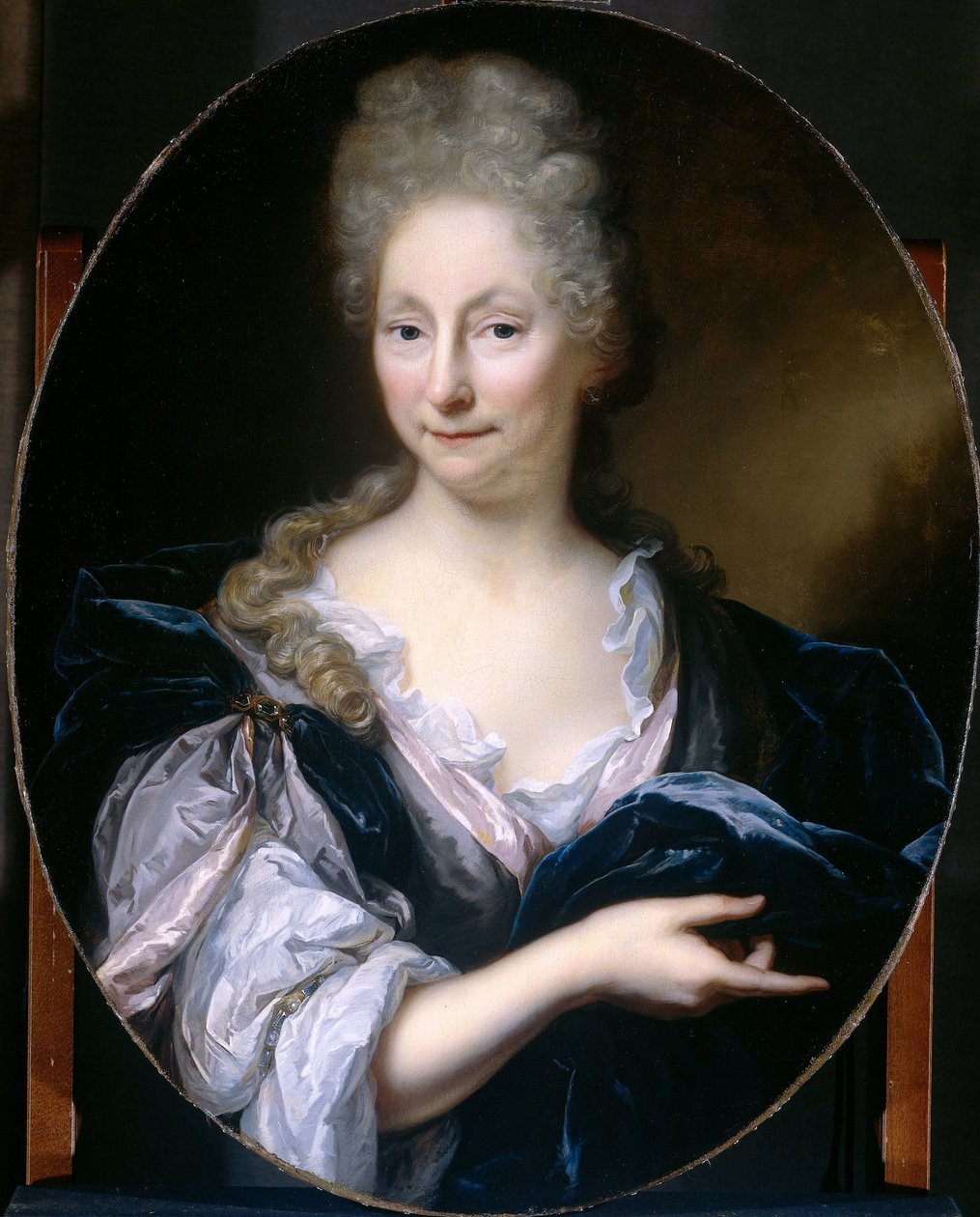 Pieter van de Poelin vaimon Margaretha van de Eeckhoutin muotokuva tekijältä Arnold Boonen