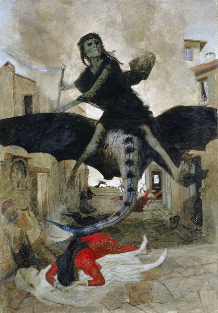 Saksa: Die Pest Rutto tekijältä Arnold Böcklin
