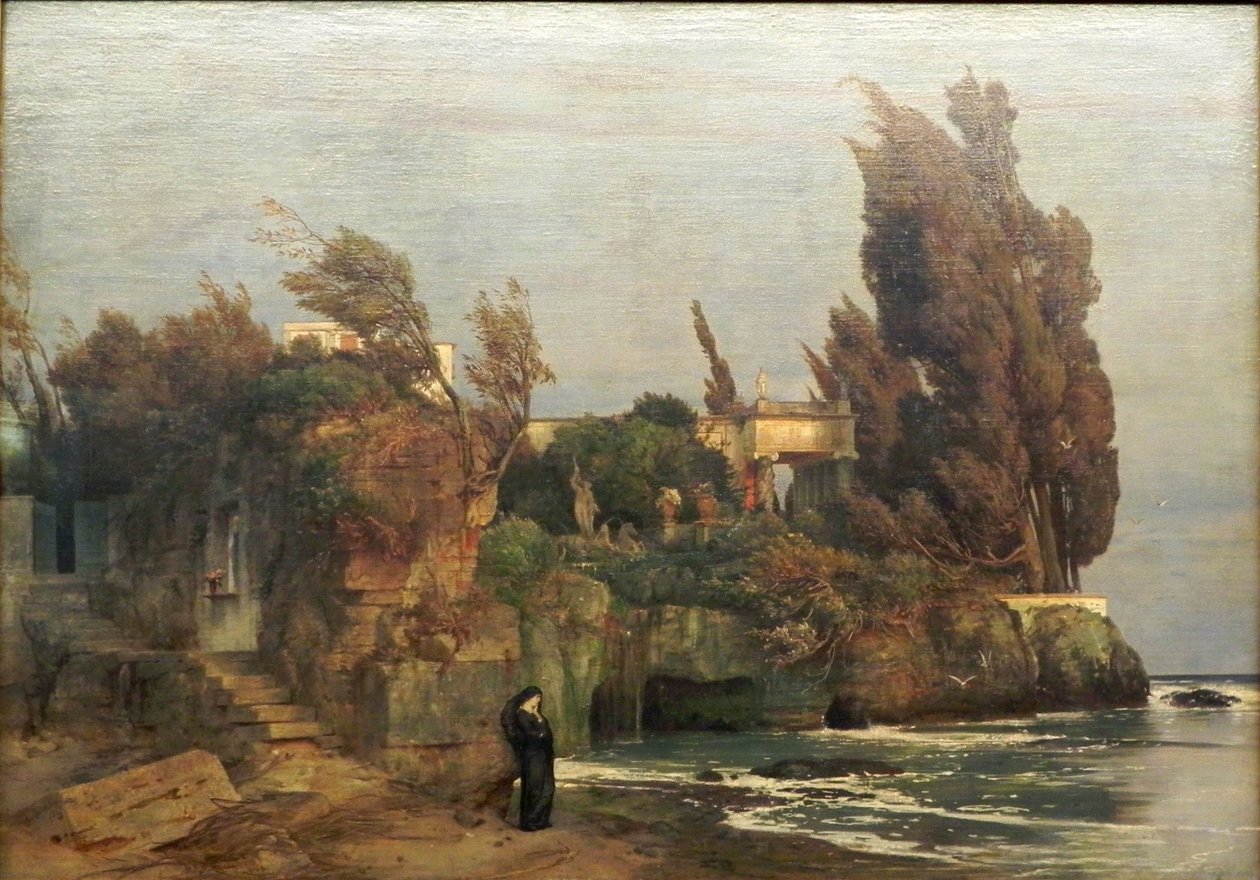 Saksa: Villa am Meer II Villa meren rannalla, versio II tekijältä Arnold Böcklin