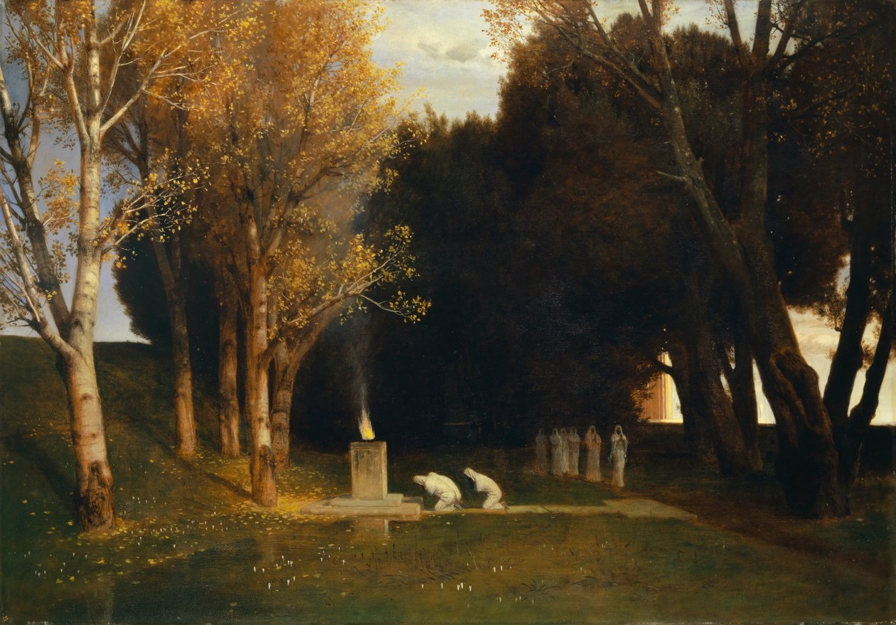 Heiliger Hain tekijältä Arnold Böcklin