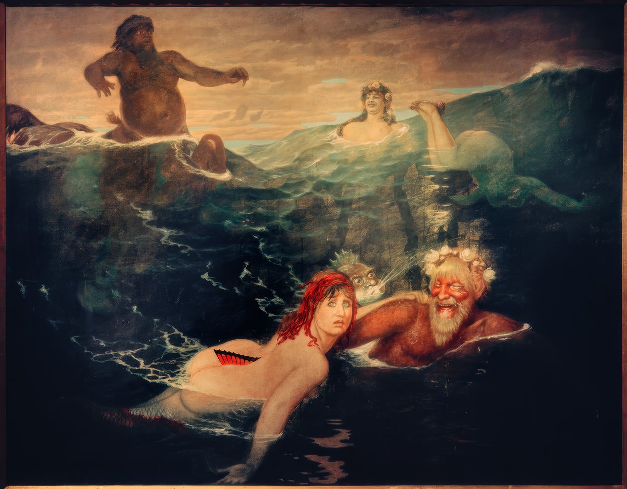Aaltojen pelissä tekijältä Arnold Böcklin
