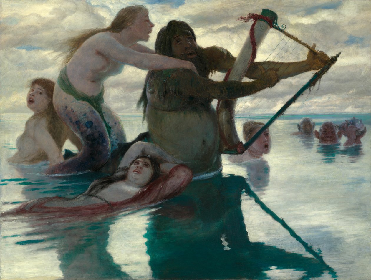 Meressä tekijältä Arnold Böcklin