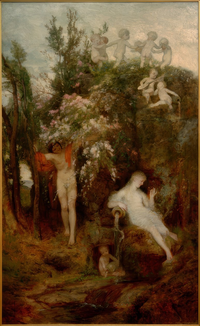 Liebesfrühling tekijältä Arnold Böcklin