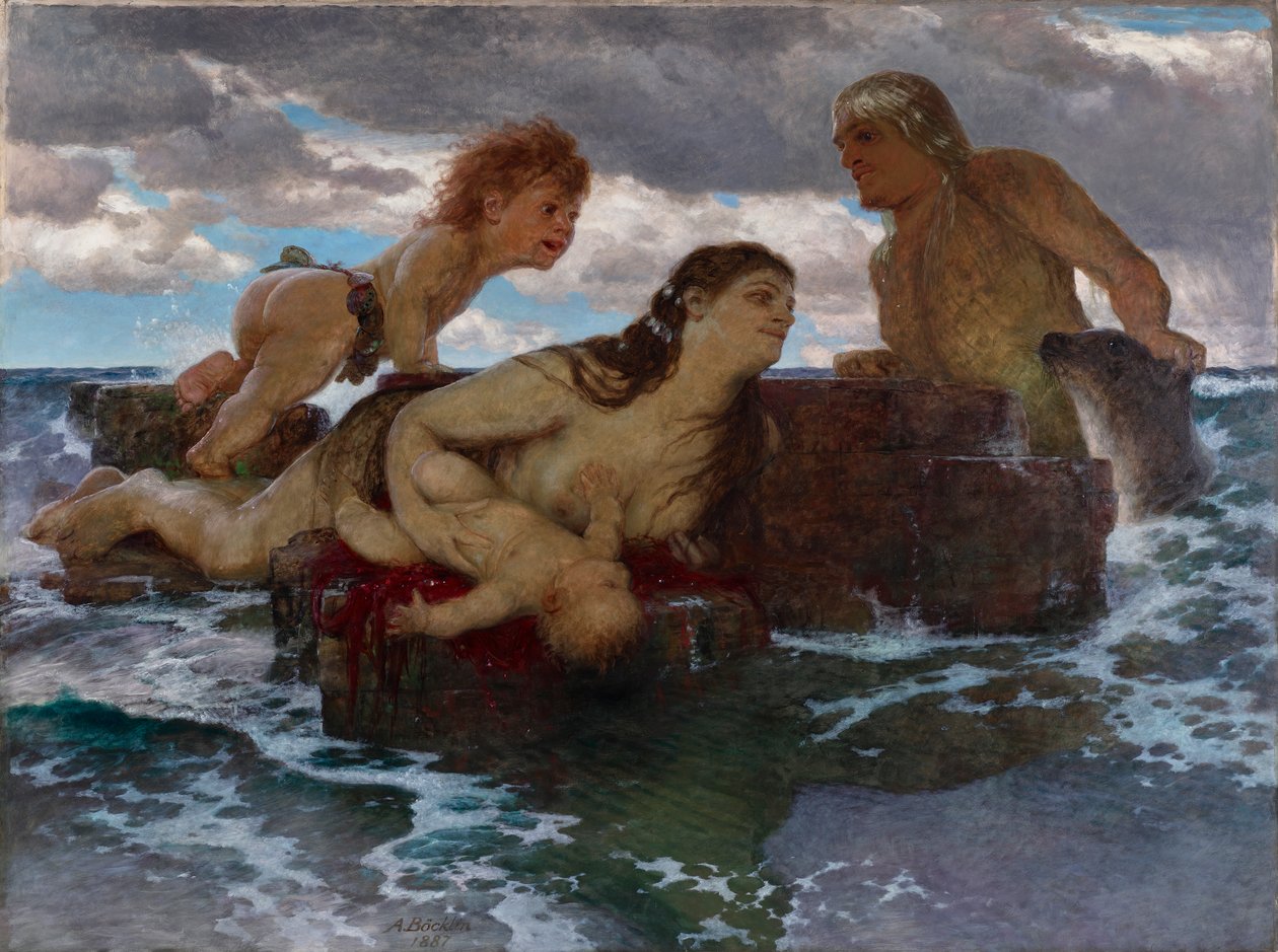 meri idylli tekijältä Arnold Böcklin