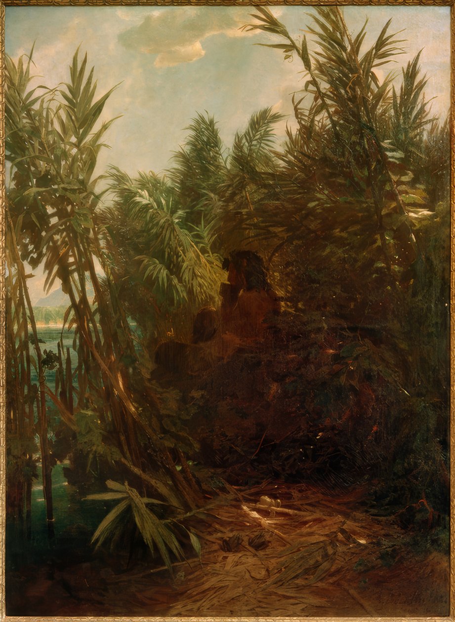 Pannu ruokossa tekijältä Arnold Böcklin