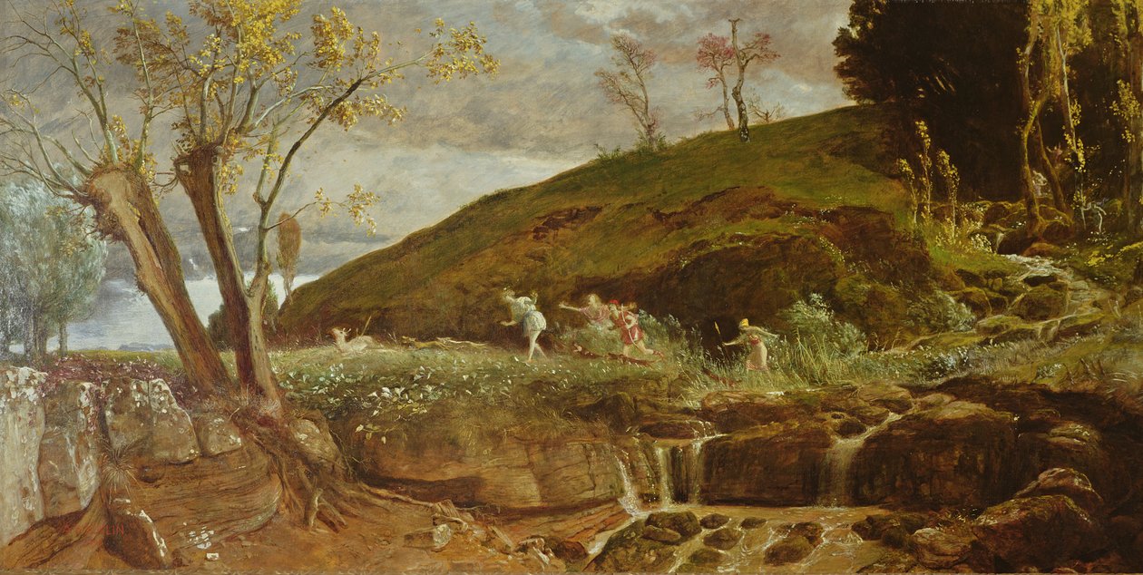 Dianan metsästys, 1896 tekijältä Arnold Böcklin