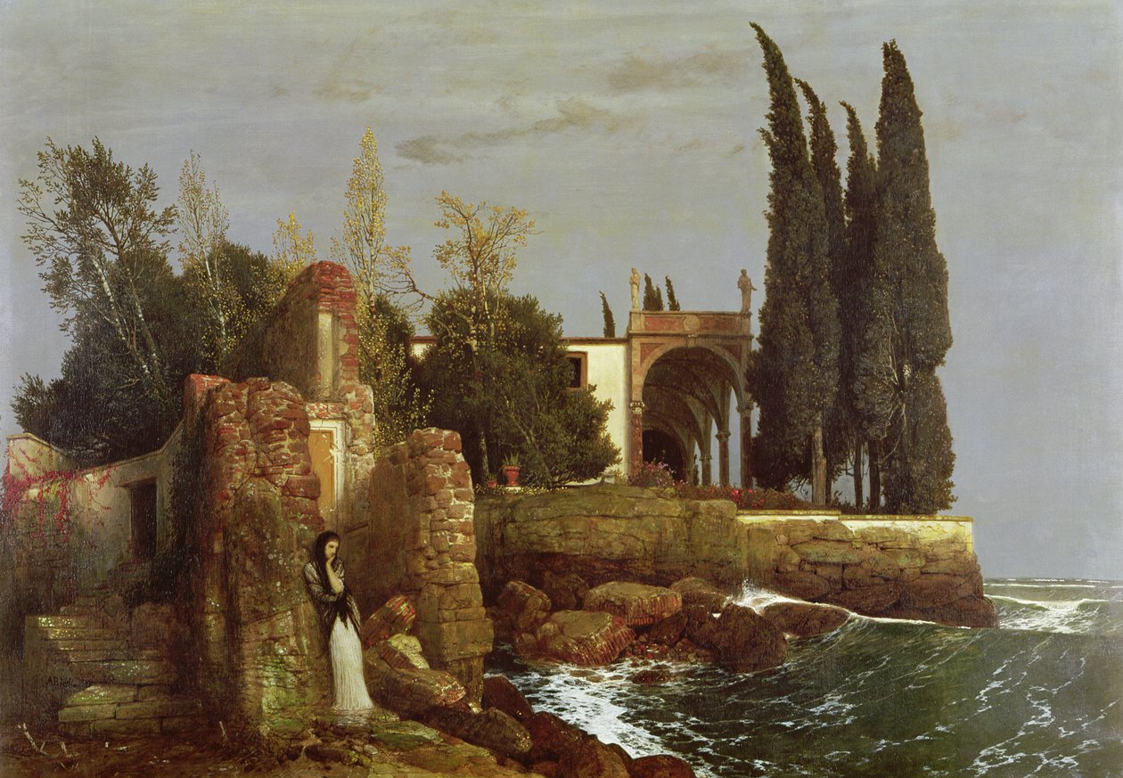 Villa meren rannalla tekijältä Arnold Böcklin