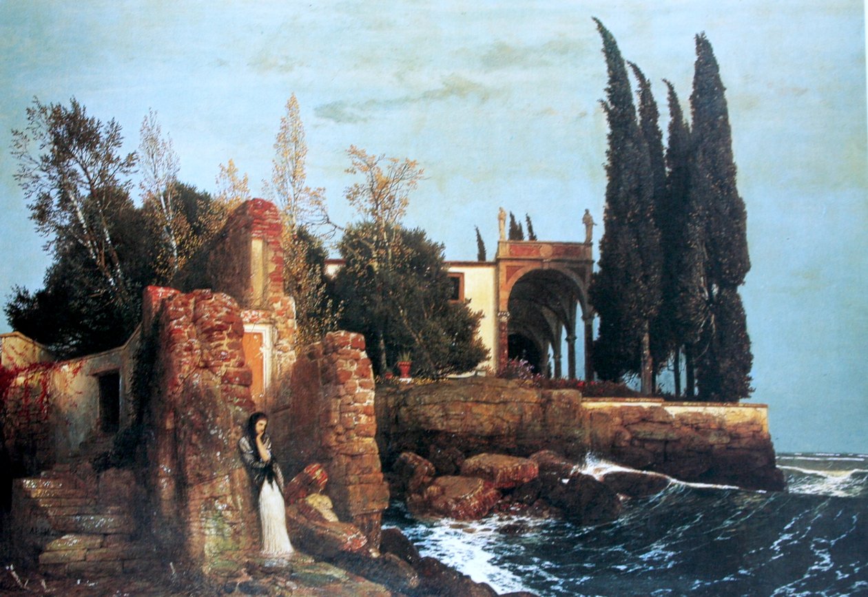 Villa meren rannalla tekijältä Arnold Böcklin