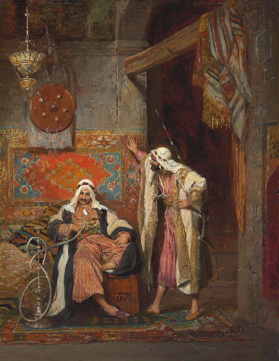 Tyhjä keskustelu, 1872 tekijältä Arnold Corrodi