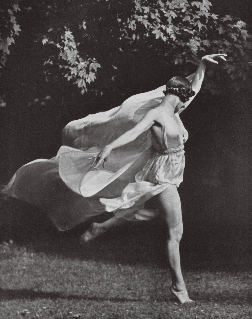 Anna Duncan (s/w-kuva) tekijältä Arnold Genthe