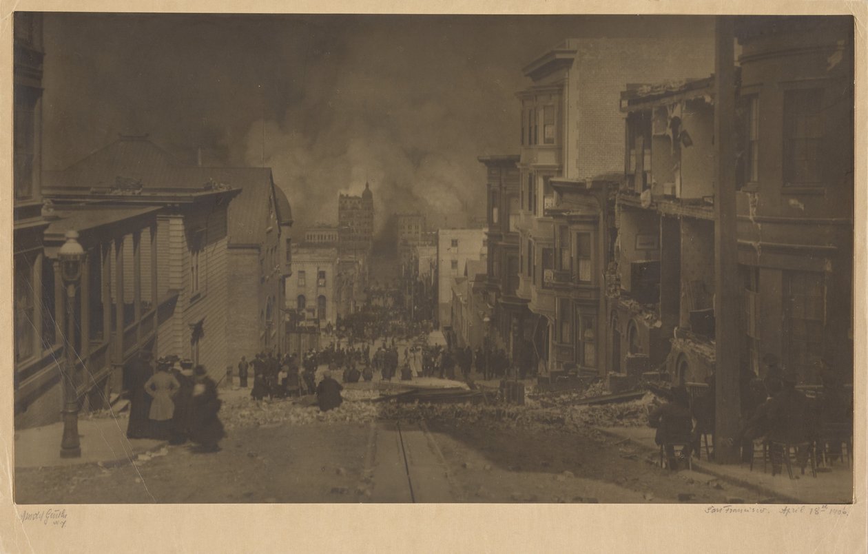 San Francisco, 18. huhtikuuta 1906 tekijältä Arnold Genthe