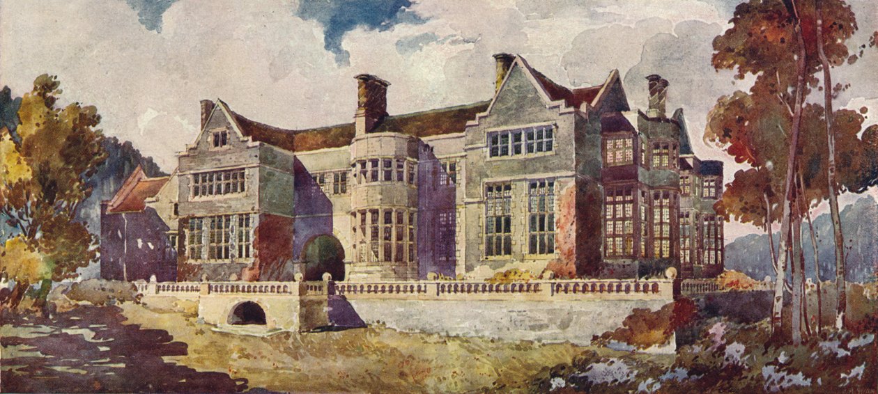 "Masycrugiau Manor, Carmarthenshire", 1900, 1905 tekijältä Arnold Mitchell