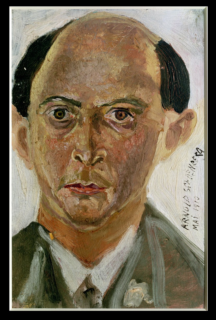 Omakuva (öljy kankaalle) tekijältä Arnold Schoenberg