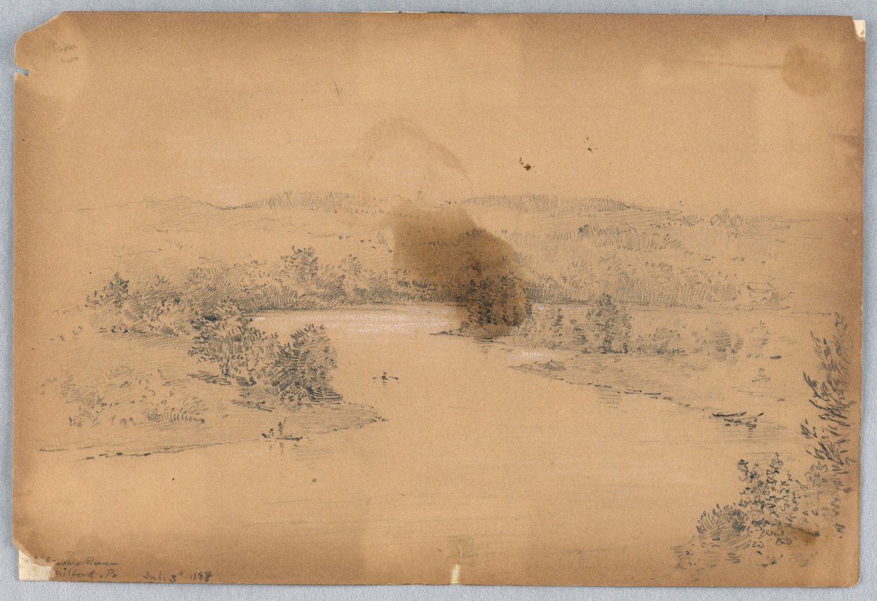 Delaware River, Milford, Pa. tekijältä Arnold William Brunner