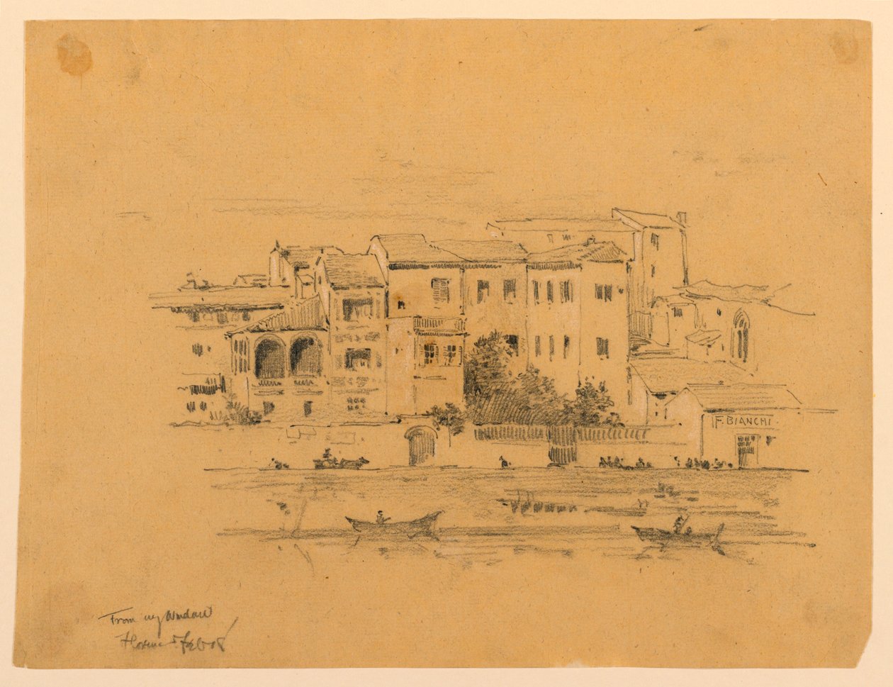 Ikkunastani, Firenze tekijältä Arnold William Brunner