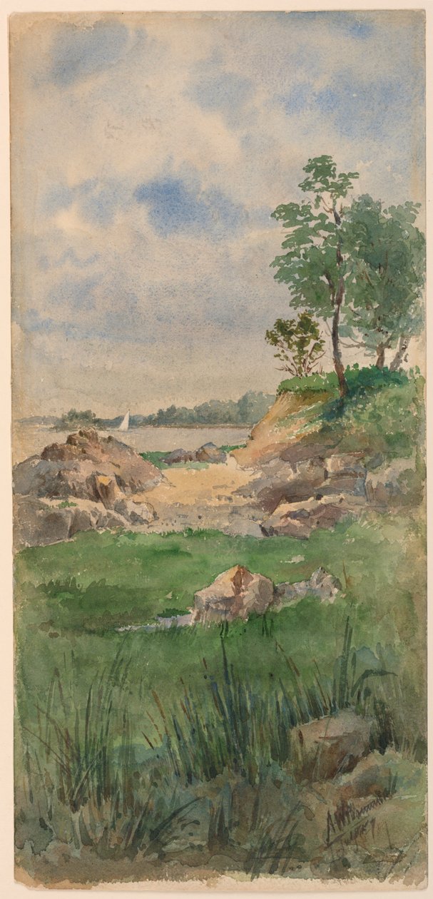 Nantucket Islandin maisema tekijältä Arnold William Brunner