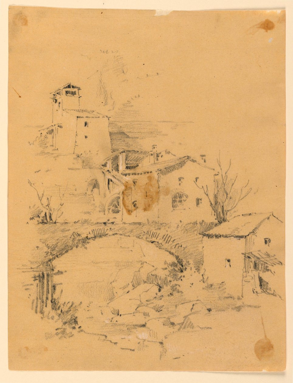 Mill Over a Stream tekijältä Arnold William Brunner