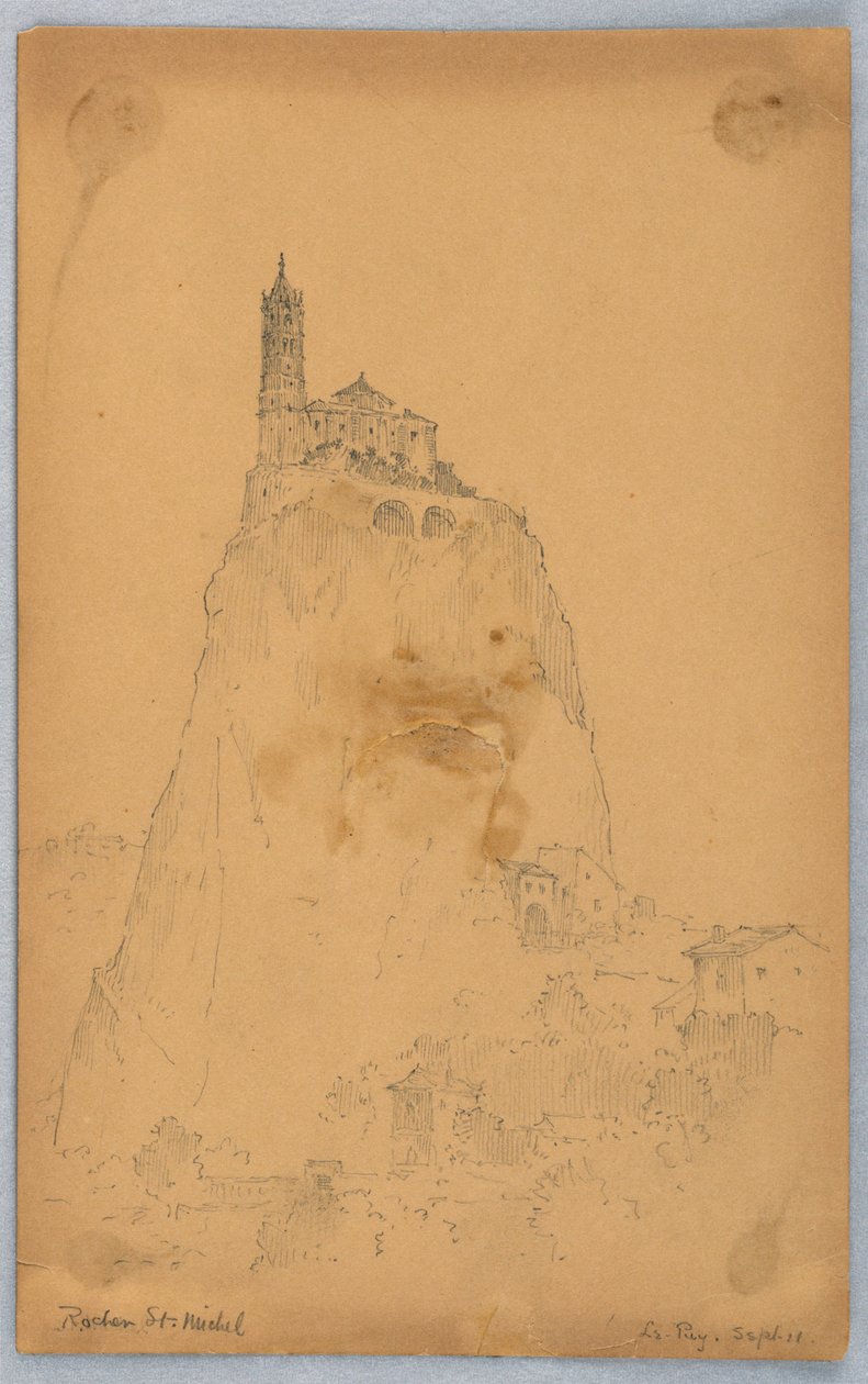 Rocher St. Michel, Le Puy tekijältä Arnold William Brunner