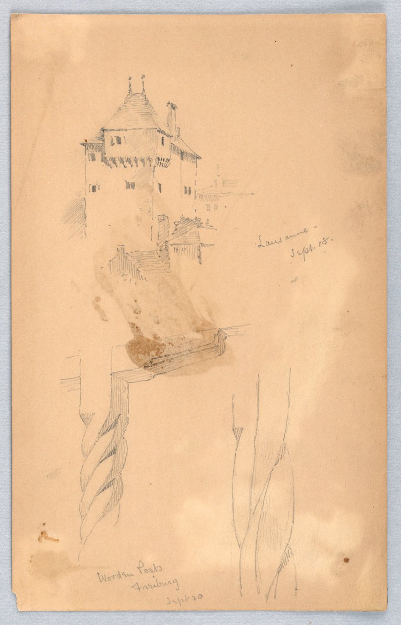 Luonnokset Lausannessa tekijältä Arnold William Brunner