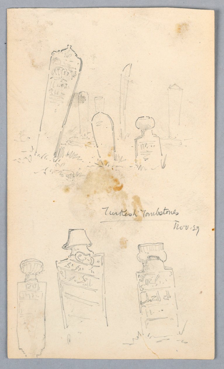 Turkkilaiset hautakivet tekijältä Arnold William Brunner